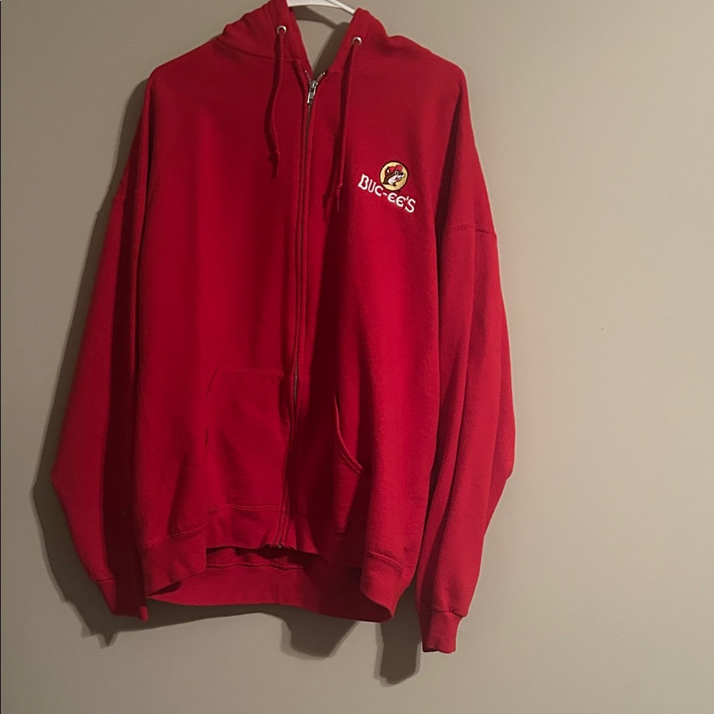 Buc-ee’s Jerzees NuBlend Red Employee Hoodie